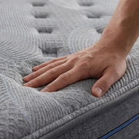Taschenfederkernmatratze Twin-Size 12 Zoll Gel-Memoryschaum Komprimiert Aufrollbar Umweltfreundlich Langlebig für Gästezimmer Zuhause Schlafzimmer