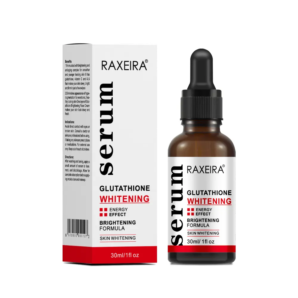 Private Label Glutathione Serum Vitamin C Double Glutathione Comprime Super Fort Whitening Face Facial Serum