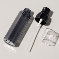Vide rose Couleur Corps Brume En Plastique Cosmétique Emballage Cheveux Vaporisateur Bouteille avec Boîte 60ml 80ml 100ml 120ml