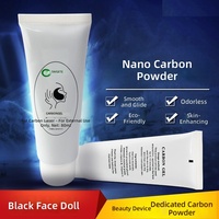 TAYGETE Gel Carboné 80ml pour Traitement Laser Nd YAG, Gel Peeling Facial Professionnel Black Doll, Nettoyage Profond des Pores, Contrôle du Sébum, Usage en Salon