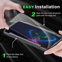 Téléphone portable Gorille verre trempé Film protecteur d'écran pour Iphone 15 pro Film de verre protecteur verre trempé téléphone Film écran