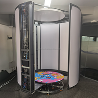 Scanner corporel 3D couleur 1800W avec 18 caméras industrielles intégrées, cabine photo pour l'impression de modèles humains et de figurines d'anime