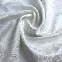 Tissu jacquard en satin de soie mûre, 20mm, tissu en soie et coton, vente en gros, style brocart