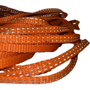 高強度UHMWPE反射ストラップ耐摩耗性アンチエイジングUHMWPEウェビング明るい色夜間警告反射ウェビング - Product Image 4