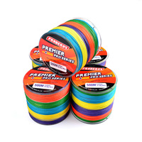 Équipement de pêche en eau salée Proberos arc-en-ciel à vendre 6LB-100LB 4 brins 500M Ligne de pêche tressée en PE