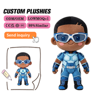 Peluche personnalisée de personnage de dessin animé ou anime, jouet en peluche doux, sur mesure, OEM ODM, pour fans de la série télévisée Soldiers Boys Knight