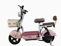 Moped électrique économique 500W, vélo de banlieue, contrôleur 6 tubes, clignotants et alarme antivol