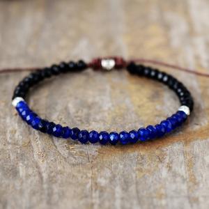 Bracelet de jade d'équilibre de <span class=keywords><strong>style</strong></span> <span class=keywords><strong>bohème</strong></span> personnalisé en gros cristaux naturels d'améthyste de tourmaline pour la fête ou le cadeau OEM Fengshui OEM - Product Image 6