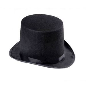 Sombrero Mágico Infantil Negro Hecho a Mano, 100% Algodón/Poliéster, con Logotipo Personalizado para Eventos, Suministro Directo de Fábrica - Product Image 1
