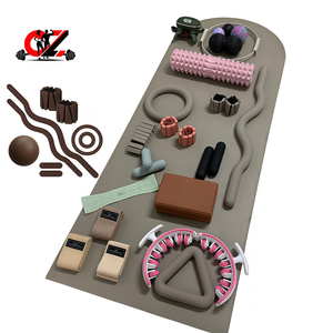 CZ Factory Customization Pilates Accessories Custom <b>Weights</b> Gym Fitness Set Power Ring Bar Beam Silicone <b>Dumbbell</b> Socks Yoga Mat - Product Image 2