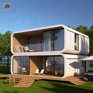 Maison en conteneur préfabriquée Hôtel résidentiel Cabine Apple Panneau sandwich Installation rapide en acier Conception moderne - Product Image 3