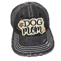 Gorra de Béisbol Unisex Personalizada de Alta Calidad, 100% Algodón, Estilo Vintage Lavado, con Logotipo Bordado, Parches Desgastados y Lazos