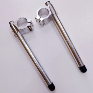 Tay lái xe máy R15 R3 R6 R7 zx4r chia 37mm 38mm 41mm 45mm 47mm 50mm 51mm CNC màu đen bạc Kẹp thanh tay cầm - Product Image 2