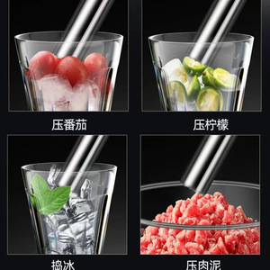 Agitateurs à cocktail en acier inoxydable 304 épaissis, pailles de mélange réutilisables pour bar, argentées, durables, outils de cuisine et de fête - Product Image 4