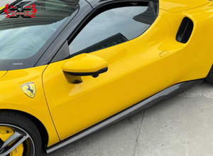 Kit de Carrocería de Fibra de Carbono Seca de Alta Calidad para Ferrari 296 GTB <span class=keywords><strong>GTS</strong></span>, Estilo OEM, Faldones Laterales - Product Image 2
