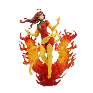 Anime Toy DC Beauty Girl Statue X Cop Black Phoenix Handmade Model Doll Decoration