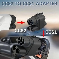 E-Mingze IP54 250A DC CCs2 vers CCs1 Adaptateur standard européen vers connecteur standard américain EV Charge rapide