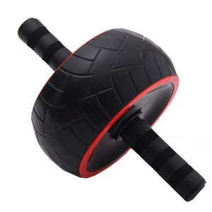 Ab <b>Wheel</b> <b>Exercise</b> Roller Anti Slip Handle For Home Office Outdoor Fitness Abdominal Muscle Trainer Unisex 1kg PP Material - Product Image 1