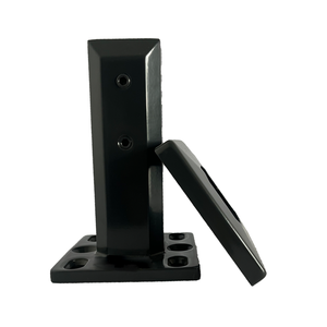 Morsetto Stabile in Acciaio Inox con Doppia Vite Laterale, Finitura Nera Opaca, <span class=keywords><strong>per</strong></span> Tutti i Tipi di Vetro Standard da 6-12mm - Product Image 4