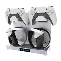 Support de support mural support de console de jeu pour ps5 & PS5 accessoires minces contrôleur support de casque de charge support de stockage