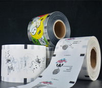Film plastique PE souple et étanche avec logo personnalisé pour 90mm 95 mm PP Boba Milk Bubble Tea Film rouleau d'étanchéité pour couvercle de gobelet en plastique