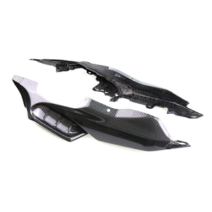 Para Yamaha MT <span class=keywords><strong>07</strong></span> <span class=keywords><strong>FZ</strong></span> <span class=keywords><strong>07</strong></span> MT07 FZ07 2013-2016 de fibra de carbono de la motocicleta asiento trasero lado Panel carenado cubierta - Product Image 6