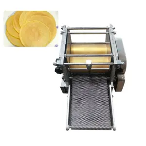 Quality small maker roller press commercial line tortilla dough making machine for home flour