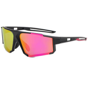 Gafas de Sol Deportivas Polarizadas para Hombre, Montura Completa de TPE, Lentes de PC Rojas, Protección UV400, para Ciclismo, Pesca, Conducción y Actividades al Aire Libre, Suministro de Fábrica - Product Image 1