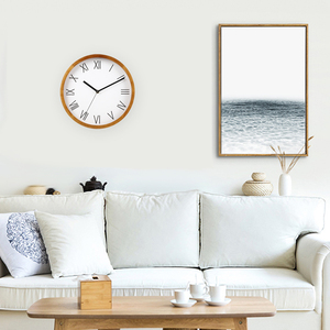Modern Decorative Quartz Simple Fashionable Home <strong>Roman</strong> <strong>Numeral</strong> <strong>Wall</strong> <strong>Clock</strong> for Bedroom - Product Image 3