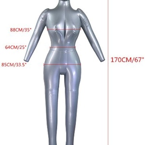 Maniquí Inflable de Cuerpo Completo con Brazos para Hombre/Mujer, Modelo de Torso de Maniquí de Moda - Product Image 2