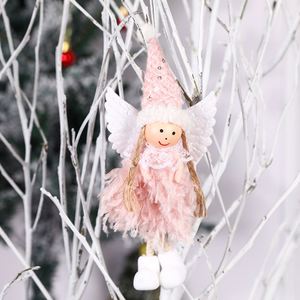 New Mini Modern Christmas Decoration Creative Doll <b>Angel</b> Girl Fabric Pendant with Low MOQ - Product Image 3