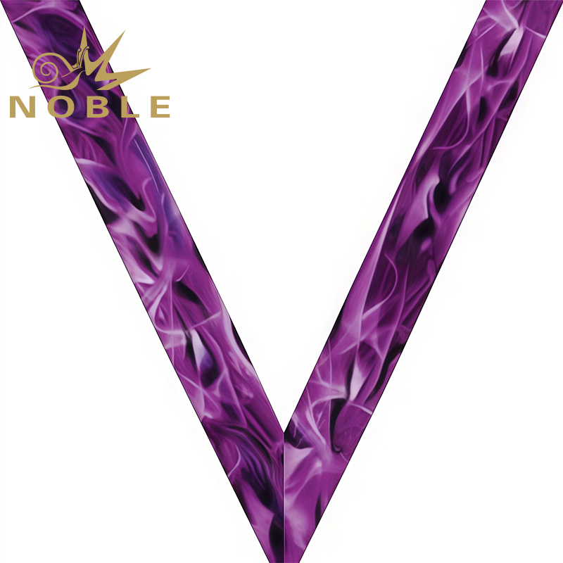 Green Inferno Sateen Neck Ribbon Wholesale Polyester Medal Ribbon for Personalized Custom Theme Image 5