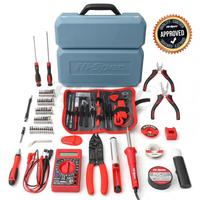 Kit de Herramientas Electrónicas de 84 Piezas, Juego de Soldadura con Multímetro, Control de Temperatura de 200-400°C, Mango de Lápiz, Plástico y Acero Inoxidable