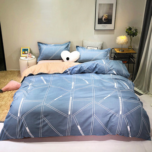New 100% Cotton <span class=keywords><strong>3D</strong></span> In Kỹ Thuật Số 4 Cái 5 Cái 6 Cái Bộ Đồ Giường Đặt 1 Duvet Cover 1 Trang Bị Tấm 1Flat Sheet 2 Pillowcase - Product Image 6
