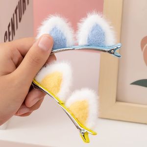 Plush Cat Ear Hair <b>Clip</b> 12 Cm For Children Daily Use - Product Image 3