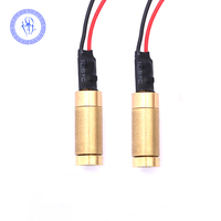 Laser à diode verte 532 nm personnalisable, module laser à point en laiton 50 mW 3 V avec pilote