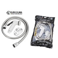 Ensemble de douche bidet EURO CLIMA blanc avec technologie de noyau en plastique