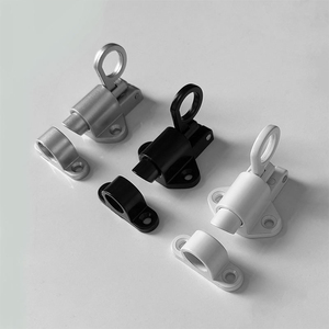 Tự động kéo vòng mùa xuân Bounce chốt bán buôn Hợp kim nhôm an ninh cổng khóa mùa xuân tải Bolt Latch tự đóng latche - Product Image 1