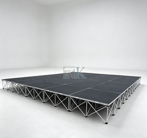 Outdoor Indoor Event Riser <b>Stage</b> Aluminum <b>Stage</b> <b>Platform</b> Portable <b>Stage</b> Podium With Folding Legs - Product Image 1
