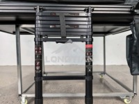 Tenda Atap Samping Terbuka Aluminium dengan Jendela TPU, Alas Sarang Lebah, Berat 74.5kg, Termasuk Alas Lantai, Kantong Sepatu, Kanvas, Pabrik OEM