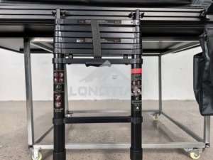 <span class=keywords><strong>Tente</strong></span> de toit latérale en aluminium avec fenêtre en TPU, base alvéolée, 74,5 kg, housse de protection, sac à chaussures, toile, usine OEM - Product Image 4