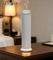 Diffuseur d'arômes vertical MAXSOME USB recouvert de tissu, avec minuterie, contrôle par application, distribution automatique de parfum, silencieux 36 dB, capacité 120 ml