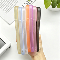 Harga Pabrik Grosir Murah Casing HP Transparan Berwarna Anti Benturan untuk VIVO V70 V50 Iphone 17 16 11 Pro Max Samsung S26 S25