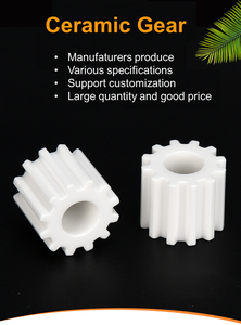 Composant extérieur lisse usiné par précision en céramique d'équipement industriel de zircone d'engrenage - Product Image 5