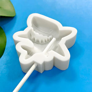 Molde de Silicona para Piruletas con Forma de Tiburón, Serie Océano, Piruletas con Forma de Delfín - Product Image 2