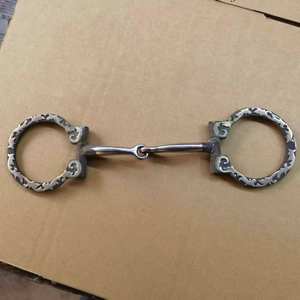 Morsi per Cavalli Western, Morsi in <span class=keywords><strong>Ferro</strong></span> Placcato con Rotella per Masticazione - Product Image 3