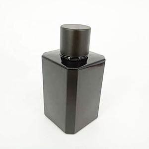 Hotsale 100ml bottiglia di profumo nero opaco marca di profumo bottiglia di vetro con tappo nero opaco azienda di produzione I - Product Image 4