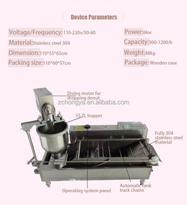 Machine automatique de fabrication de <span class=keywords><strong>mini</strong></span>-beignets en acier inoxydable, machine à frire les beignets commerciale - Product Image 3