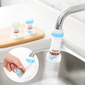 Faucet Extender Universal Rotating Filter Water Saver Kitchen Sink Splash Proof Plastic - Product Image 1