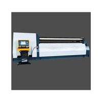 Machine de cintrage de tôles CNC à 4 rouleaux de haute précision 10 mm 2500 mm - Outil de pliage pour l'acier doux et le traitement des métaux
